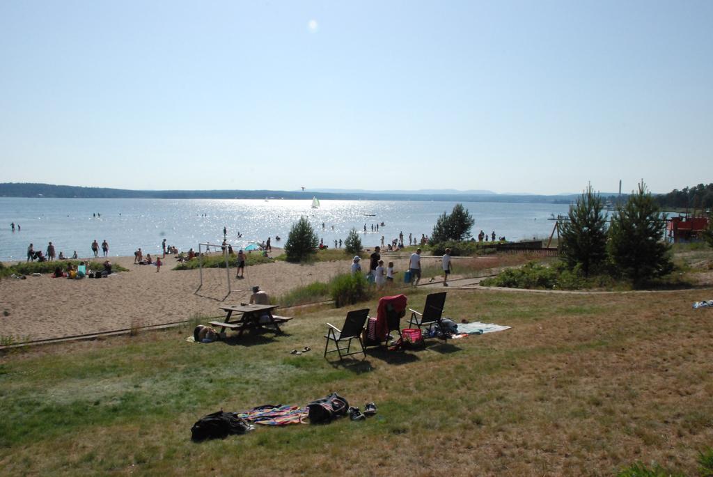 Hostel Hudiksvall Malnbaden Camping Exterior foto